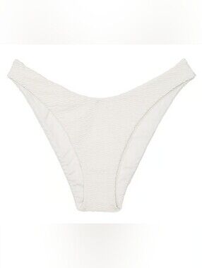 XXL Victoria's Secret Swim Brazilian Bikini Bottom White Fishnet